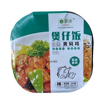 Рис LeiQia саморазогревающийся с тушеной курицей 265г