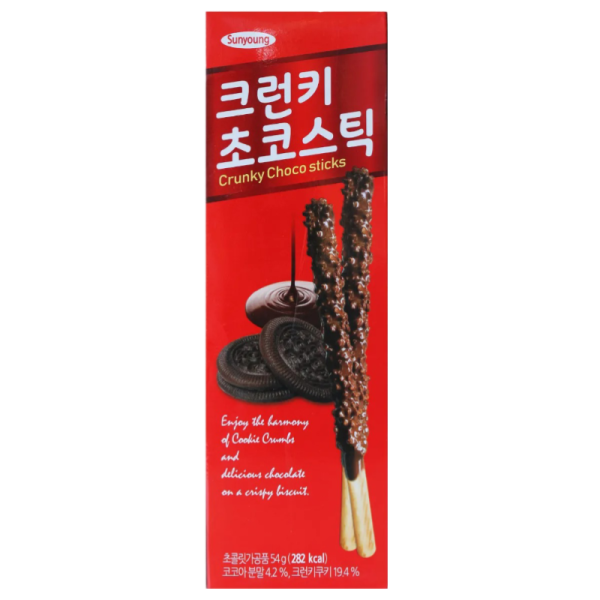 Palochki shokoladnye Sunyoung s kroshkoy pechenya 54g