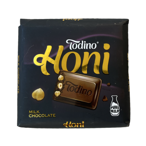 Shokolad Todino Honi molochnyy s droblenym fundukom 60g