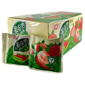 Жевательная резинка Small Bald со вкусом клубники 2 шт 16г