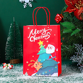 Пакет подарочный Yokee Новый год Y-03 27*21см