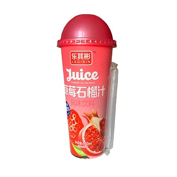 Напиток Juice со вкусом граната и клубники 530мл