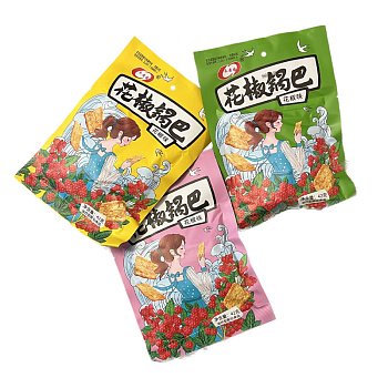 Чипсы Wing On Garden рисовые с перцем 42г