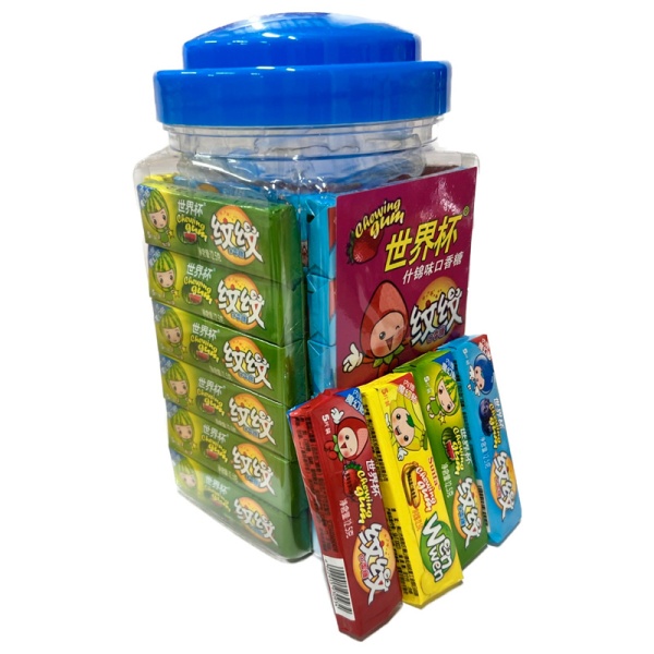 Zhevatelnaya rezinka World cup Fruktovaya 750g