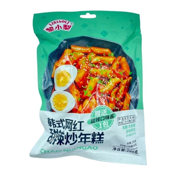 Tokpokki Lixiaoli v ostro-sladkom souse 280g