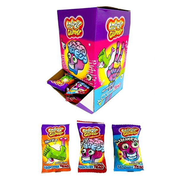 Marmelad Crazy Gummy Chasti tela 10g