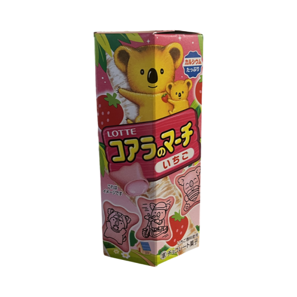 Pechene Lotte Koala Marsh s shokoladom vkus klubniki 48g