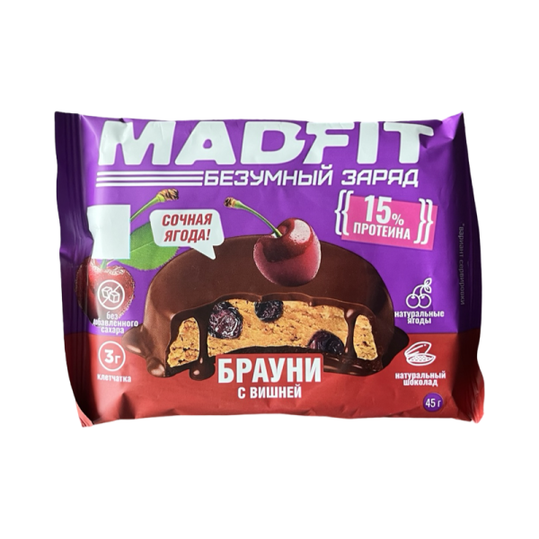 Pechene Mad Fit Brauni s vishney 45g