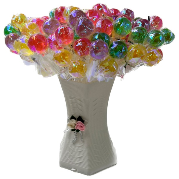 Ledenets na palochke Lollipop v vaze Fruktovyy miks 1,5kg