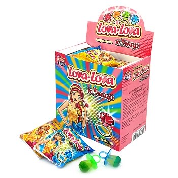 Карамель Канди Клаб Lova Lova кольцо 8г