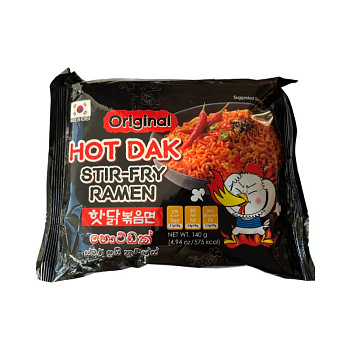 Лапша MIGAWON Hot Dak жареный Рамен Оригинальный 140г