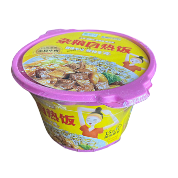 Рис LeiQia тыквенный со вкусом говядины с картофелем 265г