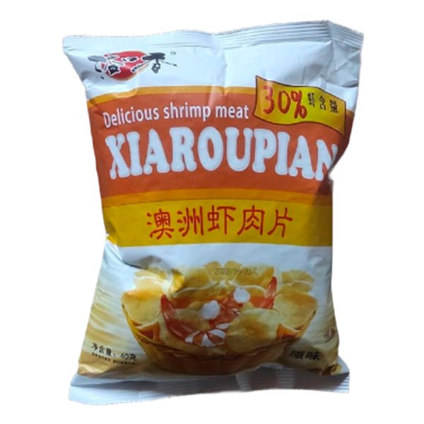 Chipsy Xiaroupian Avstraliyskaya krevetka orig 40g