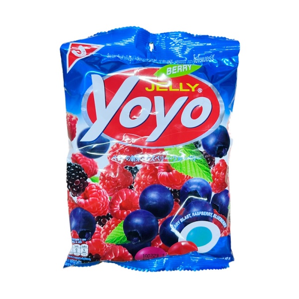 Konfety zheleynye YoYo yagodnyy miks 80g