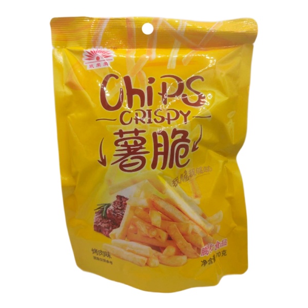 Chipsy Crust Kartofelnye barbekyu 70g