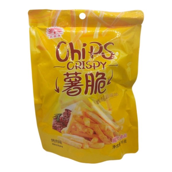 Chipsy Crust Kartofelnye barbekyu 70g