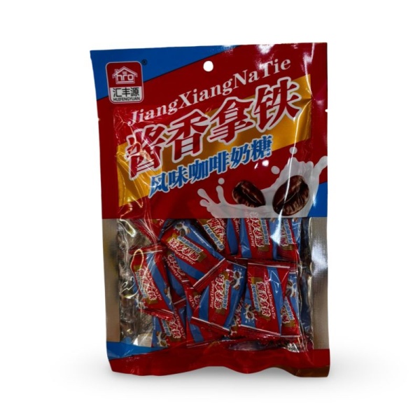 Zhevatelnye konfety Huifengyuan so vkusom latte 70g
