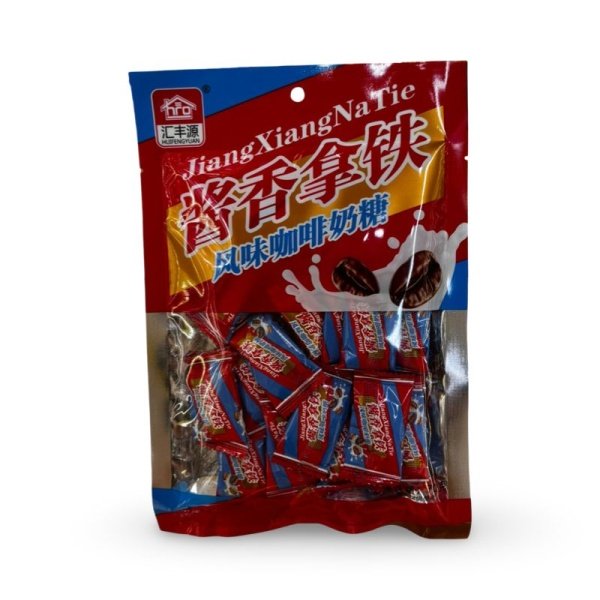 Zhevatelnye konfety Huifengyuan so vkusom latte 70g
