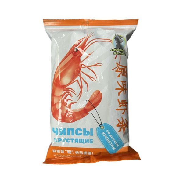 Chipsy LYuBIMYY BEGEMOT so vkusom krevetki 40g_2
