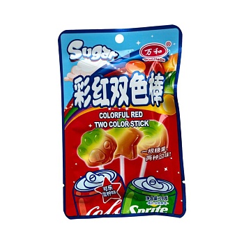 Леденцы на палочке WanHeDa фруктовые 18г