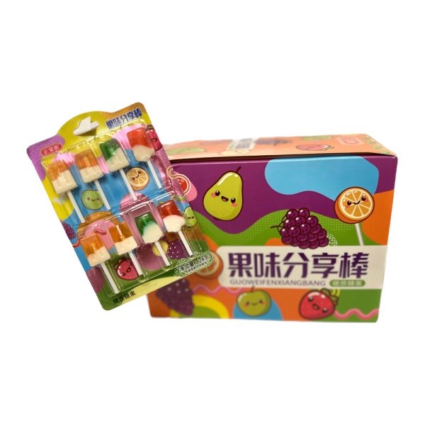 Ledentsy na palochke Zheng Rongxin fruktovye 24g