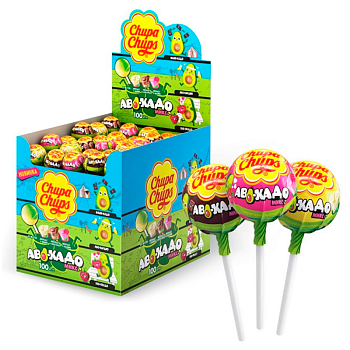 Леденец Chupa Chups Авокадо микс 12г