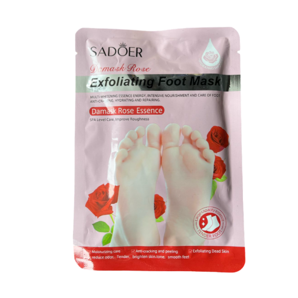 Maska Sadoer dlya nog otshelushivayushchaya s essentsiey damasskoy rozy 25g