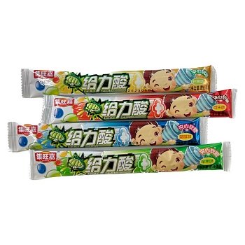 Конфеты жевательные Jiwangjia Geli Suan Фруктовые 14г