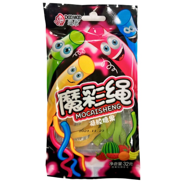 Marmelad DooMoo na lente fruktovye poloski 32g