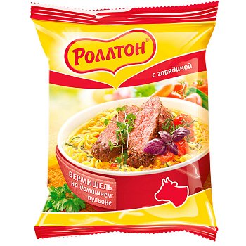 Лапша Ролтон с говядиной 60г