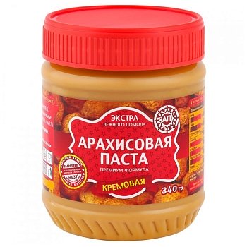 Арахисовая паста Азбука продуктов Экстра кремовая 340г