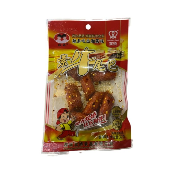 Soevoe myaso Shuangjiao pryanaya solomka 32g