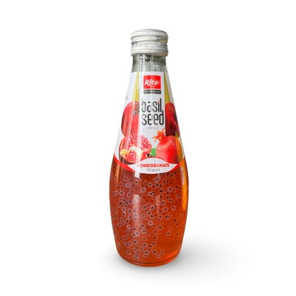 Napitok RITA s granatovym sokom i semenami bazilika 290ml