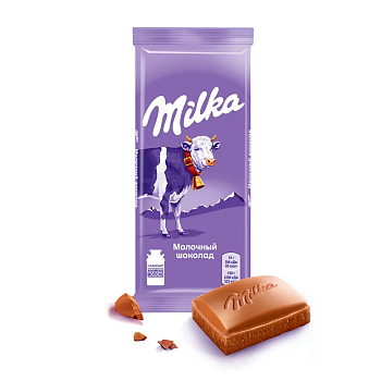 Шоколад Milka молочный 80г