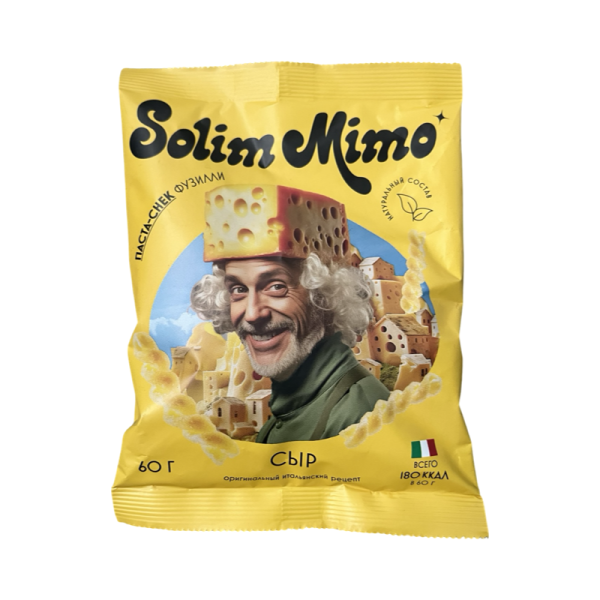 Snek Solim Mimo pshenichnyy so vkusom syra 60g