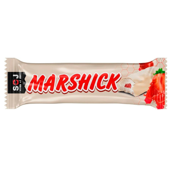 Batonchik SOJ Marshick Klubnikoy v molochnom shokolade 30g