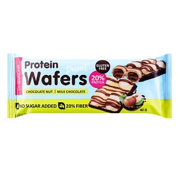 Батончик Bombbar вафельный Шоколадно-ореховый десерт 40г