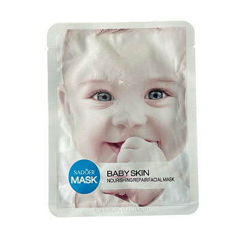 Маска Sadoer для лица питательная с эффектом детской кожи 25г