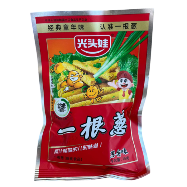 Chipsy BaldBoy so vkusom zelenogo luka 13g