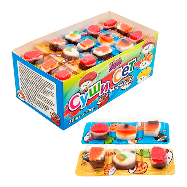 Marmelad Sushi-set fruktovyy 10g