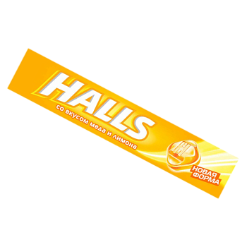 Карамель леденцовая Halls мед и лимон 25г
