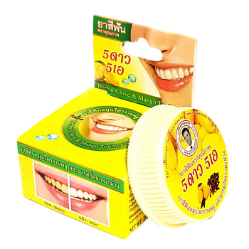 Зубная паста 5 Star отбеливающая с манго 25г