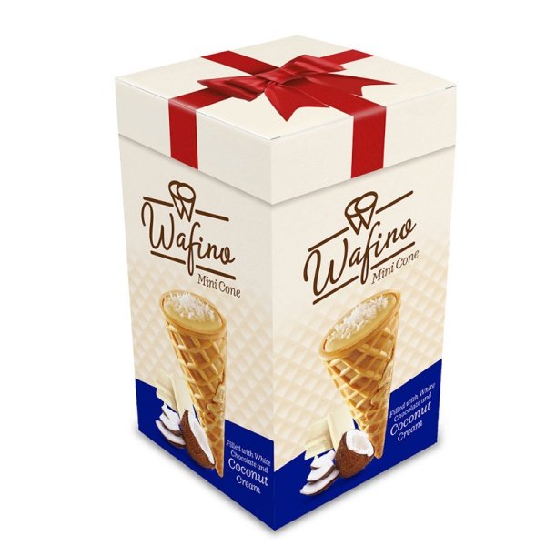 Vafelnyy rozhok Wafino Mini Cone s kokosovym kremom 70g
