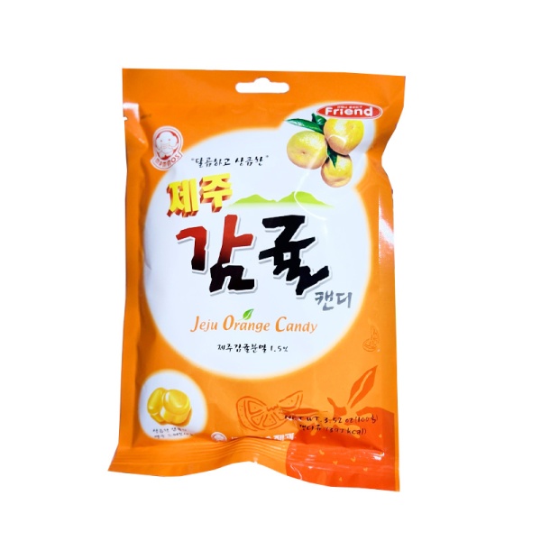 Konfety Candy Jeju Orange Apelsin 100g