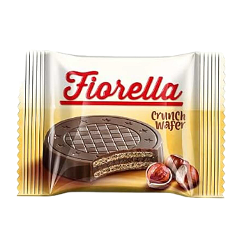 Вафли Fiorella в молочном шоколаде с лесным орехом 20г