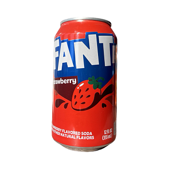 Напиток Fanta б/а газированный со вусом клубники 0,35л