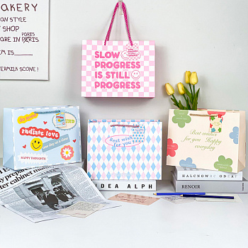 Пакет подарочный Yokee Progress 25*20см