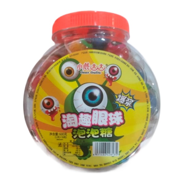 Zhevatelnaya rezinka Deer DaDa s zhidkoy nachinkoy glaza 12g