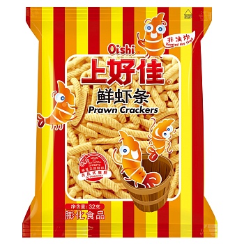 Чипсы Oishi Tiao креветочные 32г