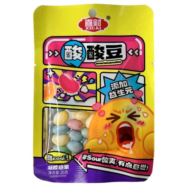 Drazhe Xicai Suansuandou Fruktovoe 26g